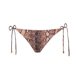 New PQ Swim Boa Cheeky Side Tie Bikini Bottoms Small